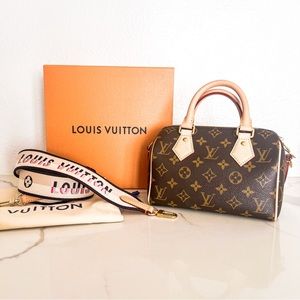 Louis Vuitton Monogram Speedy Bandoulière 20 Bandouliere Bag Crossbody Tote